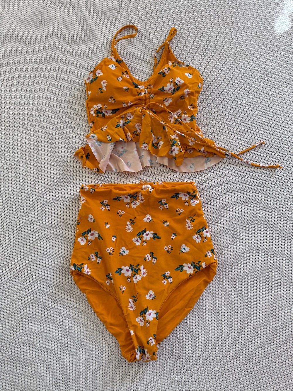 High-Waist Tankini Set